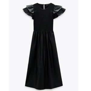 Zara Faux Leather Dress